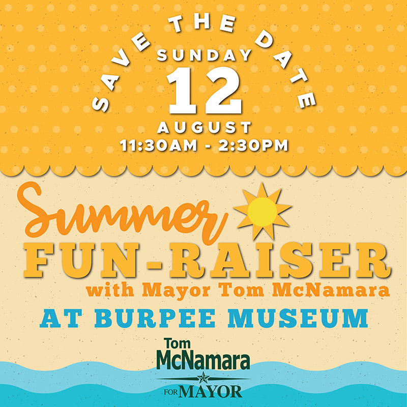 summer fun raiser with mayor tom mcnamara